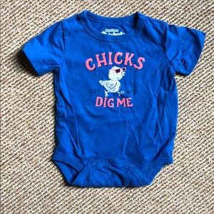 Chicks Digs Me 12 month onesie OshKosh
